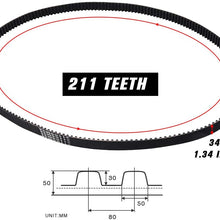 Timing Belt Kit w/Water Pump for 1998-2009 Toyota 4Runner Tundra Sequoia Land Cruiser, 1998-2009 Lexus GS400 LS400 SC400 GS430 LS430 SC430 GX470 LX470