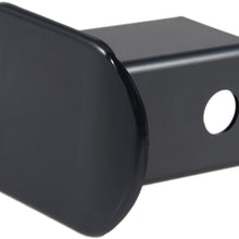CURT 22180 Black Plastic Trailer Hitch Cover, Fits 2-Inch Receiver