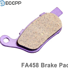 ECCPP FA457 Brake Pads Front and Rear Carbon Fiber Replacement Brake Pads Kits Fit for 2008-2011 Harley-Davidson
