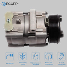 ECCPP A/C Compressor fit for 1997-2007 for Ford F-150 F-250 F-350 F-550 F53 CO 35112C