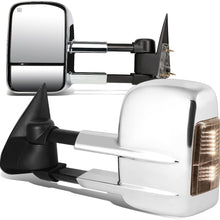 DNA Motoring TWM-001-T999-CH-SM Pair of Towing Side Mirrors