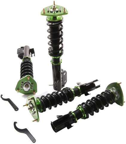 SCITOO Compatible Coilover Suspensions Shock Struts Kits Assembly Full Set Shocks Struts Kits Replacement fit for 2005-2005 Saab 9-2X /2003-2008 Subaru Forester GDA GDB/2002-2007 Subaru Impreza
