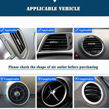 Eadorns 10x Car Air Conditioner Outlet Vent Grille Decoration U Shape Molding Trim Strip (Purple)