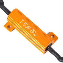 FOORDAY 50W 8ohm 1156 Led Load Resistors Connector Fix Turn Signal Bulb DRL Error Free Resistors LED Canbus Decoder (2 Pcs)