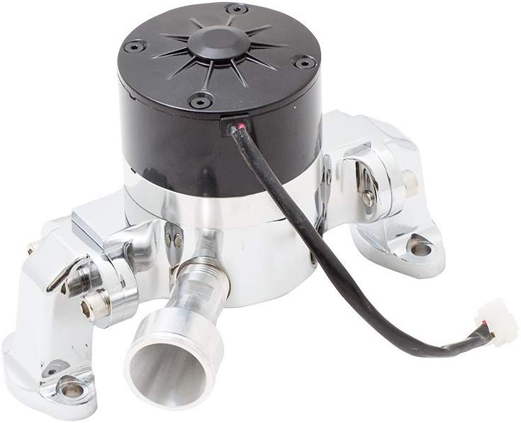 Top Street Performance HC8010C Chrome Finish Aluminum Electric Water Pump