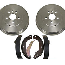 Fits 10-15 Cruze 16 Limited New Rear Brakes Drums Brake Shoes + Springs 4pc