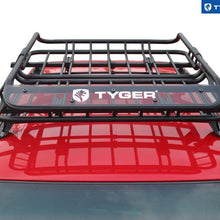 Tyger Heavy Duty Roof Mounted Cargo Basket Rack | L47.25 x W36.6 x H5.9 | Roof Top Luggage Carrier | with Wind Fairing