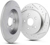 AUTOMUTO Front Rotors Slotted Discs Brake Rotor fit for CT0h,for Pontiac Vibe,for TOYOTA Corolla/Matrix/Prius/Prius Plug-In/Prius Prime