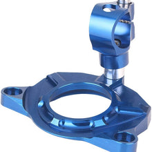 Mallofusa Motorcycle Stabilizer Steering Damper Bracket Mount Holder Kit Compatible for Kawasaki Z1000 2014 2015 2016 Blue