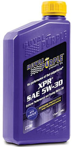 Royal Purple 06021-6PK XPR SAE 5W-30 Synthetic Racing Motor Oil - 1 qt. (Case of 6)