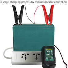 6V 12V 1.5A Trickle Battery Charger, Universal Power Battery Maintainer for Car, Automotive, Vehicle, Motorcycle, Lawn Mower, Marine, Boat, Snowmobile, ATV, RV, SLA AGM GEL CELL Lead Acid Battery