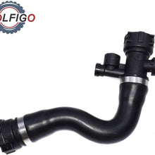 WOLFIGO Top Water Pipe Upper Radiator Coolant Hose for BMW X3 E83 2.0d 2.0i 2.5i 3.0d 3.0i 2007-2010 17123415433