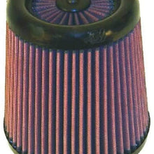 K&N Universal X-Stream Clamp-On Air Filter: High Performance, Premium, Replacement Filter: Flange Diameter: 3 In, Filter Height: 6.5 In, Flange Length: 1.75 In, Shape: Round Tapered, RX-4730XD