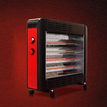 Zyyqt Portable Radiator,Upright Electric Heater Moving Casters with Thermostat and Waterproof Electric Heater far Infrared Carbon Fiber