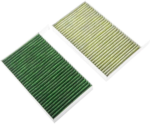 Weilaiqiche Replacement Activated Cabin Air Filter for Tesla Model 3 HEPA 2 Pack with Activated Carbon Tesla Air Conditional Replacement Cabin Air Filters