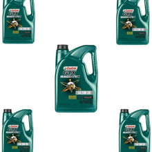 Castrol 03063 GTX MAGNATEC 5W-20 Full Synthetic Motor Oil, 5 Quart (5 QT - Pack of 5)
