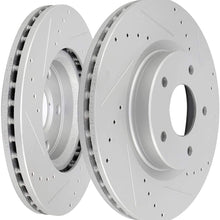 Premium Front 2pcs Drilled & Slotted brake Rotor ANPART fit for 2013-2018  Altima