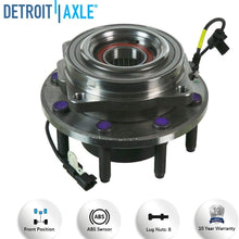 Detroit Axle - Complete Driver OR Passenger Side Front Wheel Bearing Hub Assembly 515130 Replacement for 2011 2012 2013 2014 2015 2016 Ford F-250 F-350 Super Duty - [4WD / 4x4 SRW Models]