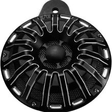 HDBUBALUS Motorcycle CNC Horn Speaker Fit for Harley Big Twin 1991-2017 Touring 1999-2016