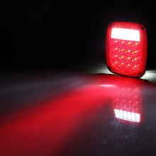 Vouke 38 LED 12V Universal Tail Brake Turn Stop Licence Back up Lights for Jeep Truck Trailer Boat etc,12V Stud Mounted Lamps,Pack of 2