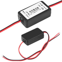 Filter Rectifier, 12V DC Car Rearview Camera Power Relay Capacitor Filter Rectifier Black