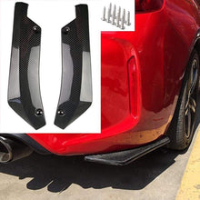 Niome 2Pcs Car Universal Rear Bumper Lip Diffuser Splitter Canard Protector