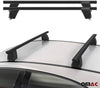 Roof Rack Cross Bars Lockable Luggage Carrier Fixed Point Roof Cars | Black Aluminum Cargo Carrier Rooftop Bars | Automotive Exterior Accessories Fits Mercedes C-Class Sedan 2015-2021