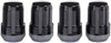 McGard 65357BK Black Tuner Splinedrive Lug Nuts, Cone Style Seat, M12x1.5 Thread, Narrow Diameter Fits Wheels With Small Lug Nut Holes (Pack of 4)
