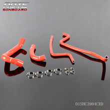 Silicone Radiator Heater Hose Kit Clamps For Jeep Wrangler TJ 4.0L 1997-2001 98 99 Red