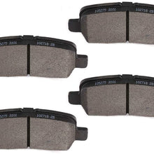 Ineedup Ceramic Brakes Pads Rear fit for 2005-2008 Buick Allure, 2005-2009 Buick LaCrosse, 2011-2013 Chevrolet Impala, 2014-2016 Chevrolet Impala Limited, 2004-2008 Pontiac Grand Prix