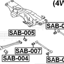 FEBEST SAB-007 Arm Bushing for Track Control Arm