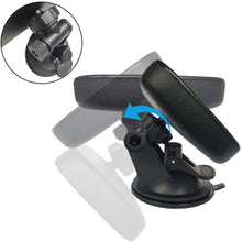 Wontolf Rear View Mirror Anti-Glare Suction Cup Rear View Mirror Universal Interior Rearview Mirror for Car Truck SUV 9.5''(240mm)