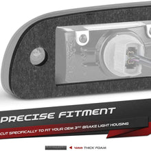 VIPMOTOZ Third Brake Light Gasket Seal Replacement Foam For Ford F-250 F-350 F-450 F-550 Super Duty Ranger Pickup Truck - Upgrade 4mm Thickness, Double Side Ultra Strong Adhesive