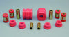 Prothane 8-218 Red Front Upper and Lower Control Arm Bushing Kit