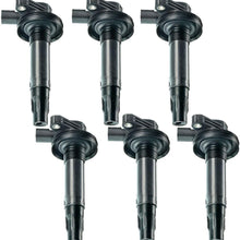 Set of 6 Ignition Coils Pack for Ford Explorer 2011-2016 F-150 Edge Fusion Taurus Lincoln MKS MKX MKZ Mercury Sable