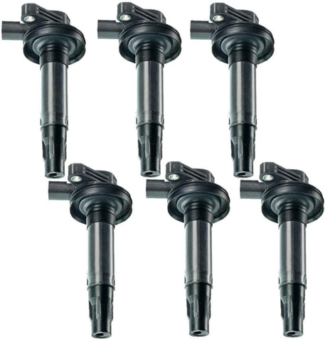 Set of 6 Ignition Coils Pack for Ford Explorer 2011-2016 F-150 Edge Fusion Taurus Lincoln MKS MKX MKZ Mercury Sable
