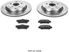Power Stop K5528 Rear Brake Kit with Drilled/Slotted Brake Rotors and Z23 Evolution Ceramic Brake Pads