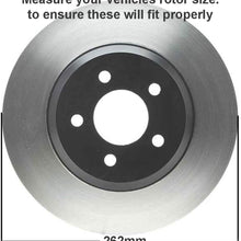 Detroit Axle - 262MM Pair (2) Front Disc Brake Kit Rotors w/Ceramic Pads w/Hardware SEE IMAGE 2 FOR FITMENT