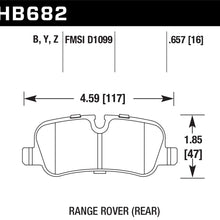 Hawk Performance HB682Z.657 Performance Ceramic Brake Pad