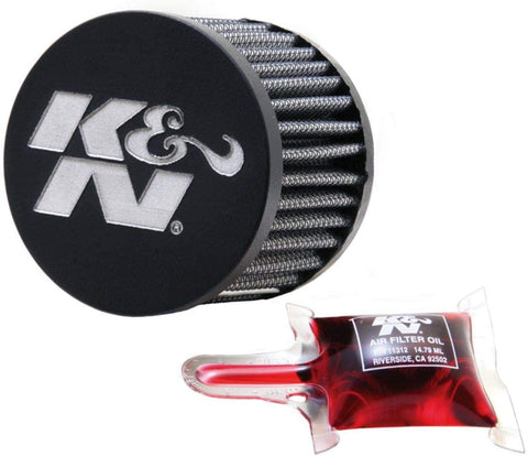 K&N Vent Air Filter/Breather: High Performance, Premium, Washable, Replacement Engine Filter: Flange Diameter: 1.25 In, Filter Height: 2.5 In, Flange Length: 0.625 In, Shape: Breather, 62-1580
