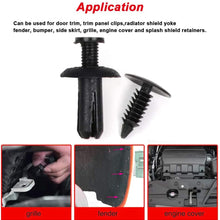 OCPTY 408 Pcs Nylon Bumper Fasteners Fender Rivet Clips Push Type Car Retainer Kit - Fit for GM Ford
