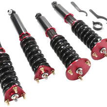 ROADFAR Coilovers Suspension Shocks Springs Struts Full Set Fit for 2007-2011 Lexus GS350/ 2007 Lexus GS430/ 2006-2013 Lexus IS250 (For Rear Wheel Driver ONLY)