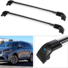 Fastspace Roof Rack Crossbars Fit for Kia Sorento 2015-2019 Top Roof Baggage Rack - Max Load 150LBS 2 Pcs Aluminum Luggage Crossbars Cargo Rooftop Carrier