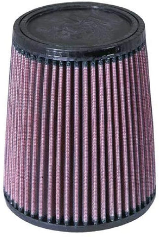K&N Universal Clamp-On Air Filter: High Performance, Premium, Washable, Replacement Filter: Flange Diameter: 2.75 In, Filter Height: 7 In, Flange Length: 0.75 In, Shape: Round Tapered, RU-3610, Red