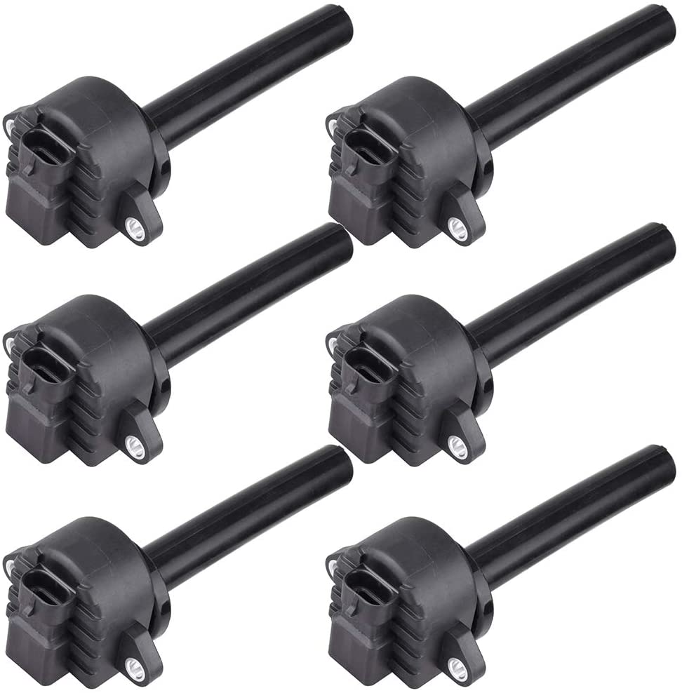 AUTOMUTO Ignition Coils Compatible with Honda Passport Isuzu Amigo/Axiom/Rodeo/Rodeo Sport/Trooper 2000-2004 Replacement for Part-numbers: UF252 C1255 (Pack of 6)