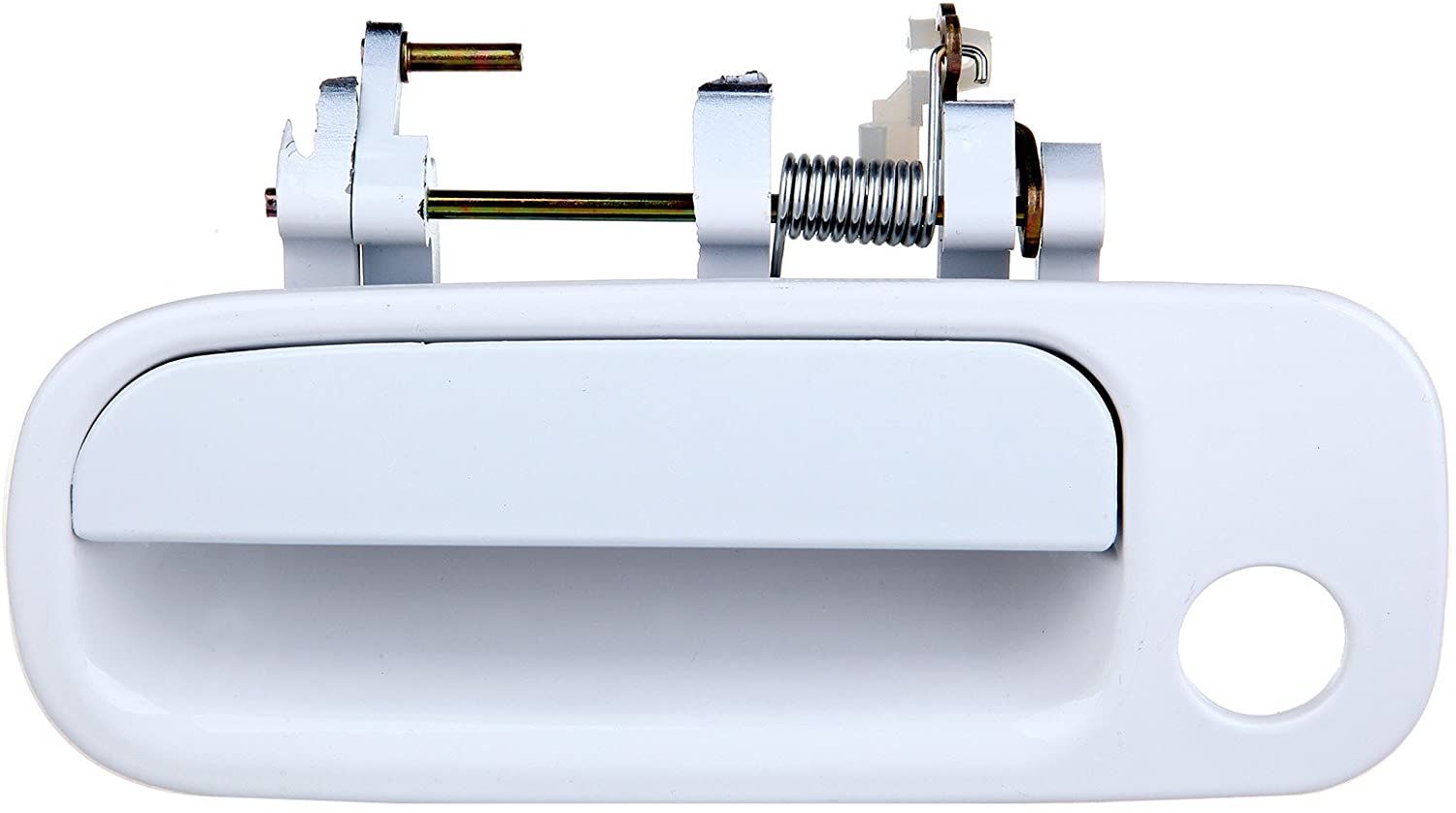 ECCPP Door Handle Exterior Outside Outer Front Driver Side for 1992-1996 Toyota Camry White