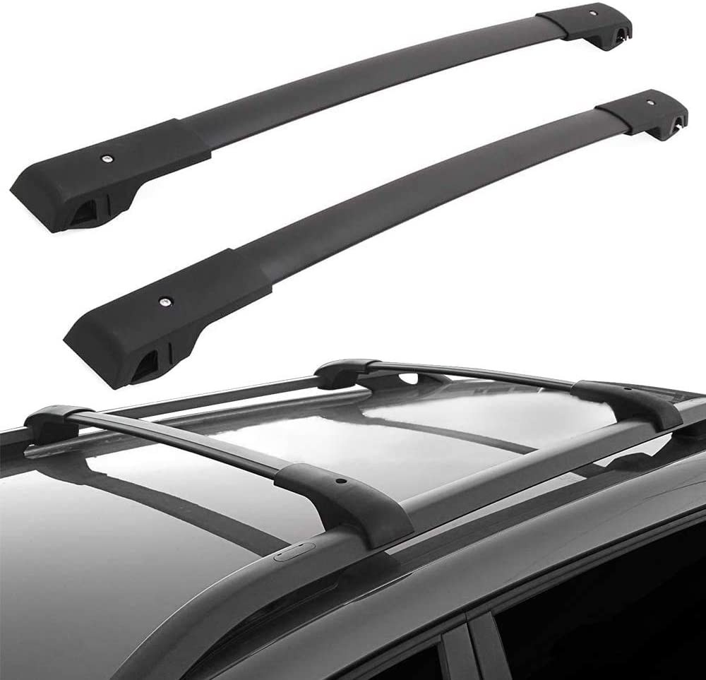 ROSY PIXEL Roof Rack Cross Bars for Jeep Cherokee 2014-2021 Top Rails Aluminum Pair Set