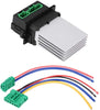 Car Blower Regulator Regulator, Heater Motor Blower Fan Resistor Speed ​​Resistance with Wiring Plug Harness for Citroen Peugeot Renault 6441L2