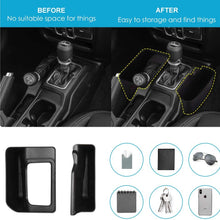 HUMUTA JL Gear Shift Console Side Storage Box, Replacement Interior Accessories, Auto Transmission Side Organizer Tray for 2018 2019 2020 Jeep Wrangler JL JLU & 2020 Jeep Gladiator JT, Set of 2
