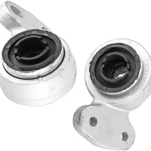Qiilu Control Arm Bushing Replacement, 2pcs Control Arm Bushings with Bracket 31126757623 31126757624 Fit for 323Ci 325i 330Ci 330i Z4
